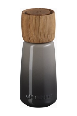 Le Creuset Premium Tuz Değirmeni 270 Ml Ahşap Detaylı Seramik Lüks Tasarım Baharat Setleri Gri 3