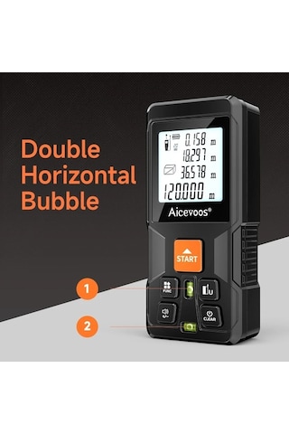 Tongxida Aicevoos Dijital Lazer Telemetre 50m 70m 100m 120m Mesafe Ölçer Trena R7-60m 165ft