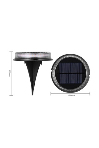 Noas 5w Satürn Solar Zemin Aydınlatma Armatürü Günışığı Yl74-1701-s Siyah