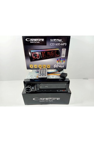 Cadence Teyp Led Animasyonlu , Çift Usb, Çift Amfi , Ekstra Bass Ve Bluetoothlu 7 Renk Oto Teyp