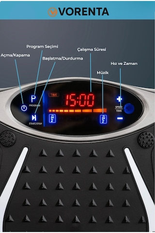 Fit Plus Yüksek Titreşimli 5 Programlı Spor Kondisyon Aleti Ve Egzersiz Aleti