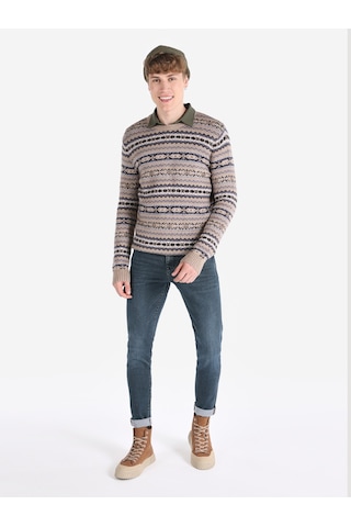 Colin's Colins Regular Fit Gri Erkek Kazak Cl1066334 Gri