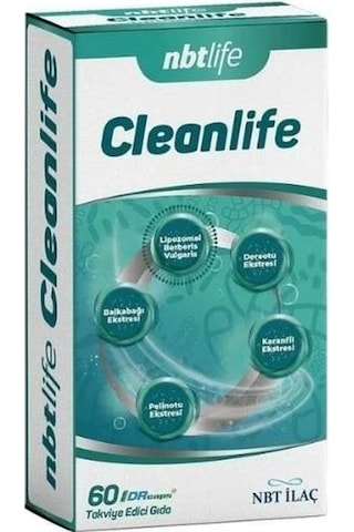 Nbt Life Cleanlife 60 Kapsül Nbt Life Cleanlife 60 Kapsül