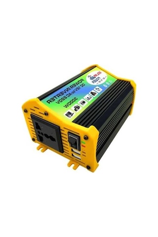 Pazly 3000w Modifiye Sinüs İnvertör - 220v Çıkış, 2 Usb, Çoklu Koruma, Hafif Kompakt