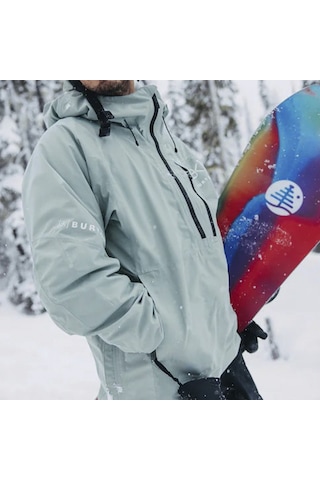 Burton Burton Ak Velocity Gore-tex Anorak Erkek Yeşil Snowboard Ceketi 3612