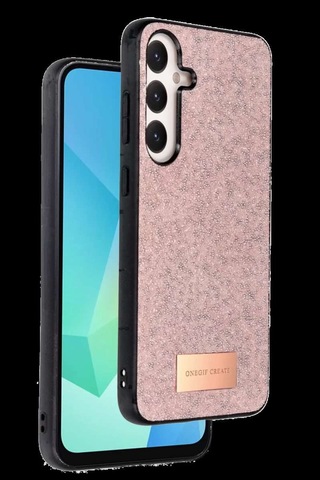 Onegif Galaxy A56 Bright Simli Kapak - Pembe Onegif Galaxy A56 Bright Simli Kapak - Pembe