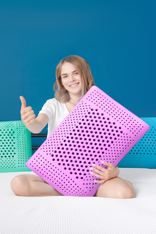 Viscofoam Air Terapi Hava Kanallı Ortopedik Yastık Visco Yastık Mor 60x40x16cm