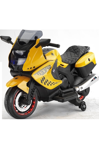 Baby2go 2293 Speed Akülü Motorsiklet Sarı Sarı