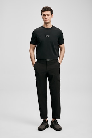 Lufian Marcus Erkek T-shirt 111020322 Siyah
