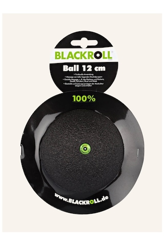 Blackroll Top 12 Cm, Derin Kas Masajı Için Hedef Odaklı Masaj Topu Masaj Aletleri Siyah