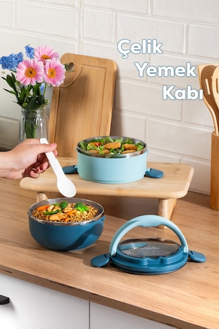 Porsima 66732 Stainless Steel Vakumlu Lunch Box Sefer Tası 1000 ML