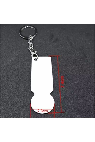 Gümüş Metal Jeton Anahtarlık