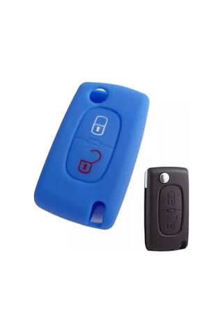 Peugeot 206 207 307 308 406 407 407 3008 5008 Silikon Anahtar Kıl