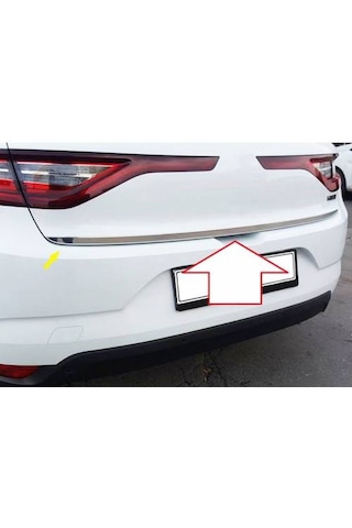 Renault Megane 4 Sedan Krom Bagaj Alt Çıta 2016 ve Sonrası Paslan