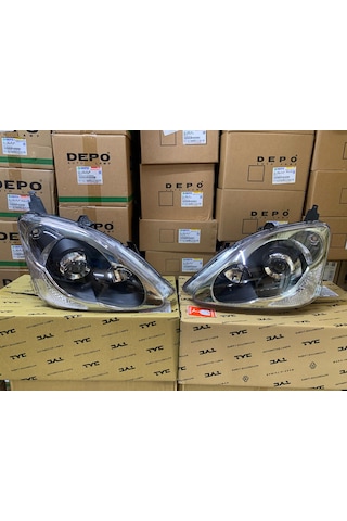 Honda Civic Hb Type R 2001-2005 Tyc Sağ Ve Sol Far Takım 33101-s5t-g61 / 33151-s5t-g61