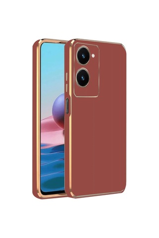 Vivo Y18 Kılıf Volet Silikon - Kırmızı Çokrenkli