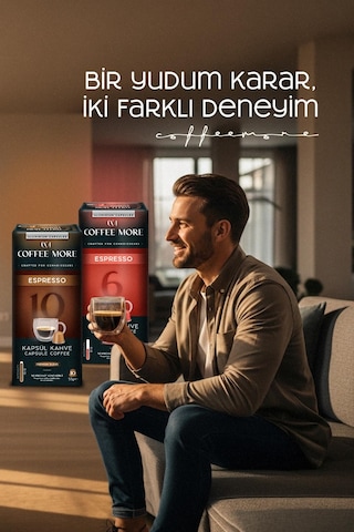 Coffee More Kapsül Tanışma Paketi 40 Kapsül Kapsül Kahve