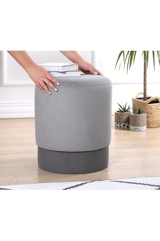 Lorencehome Lorence Home / Ropp Puf - Gri