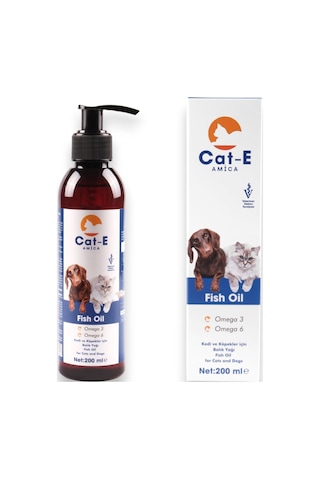 Amica Cat-e Balık Yağı Fish Oil Kedi ve Köpekler İçin