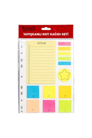 Yapışkanlı Not Kağıdı Seti