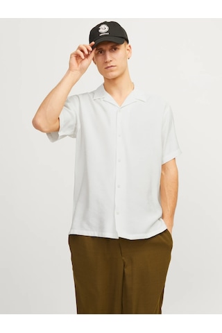 Jack & Jones Erkek Rahat Kesim Kısa Kollu Gömlek - 12256322 001