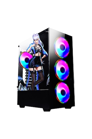 Gamelood GL141 i3-10100F 16 GB 512 GB SSD 6 GB GTX1660S Free Dos Masaüstü Oyuncu Bilgisayarı