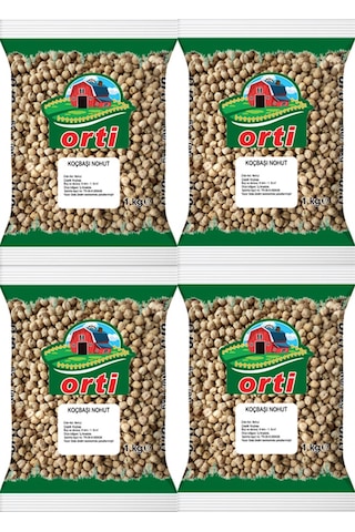 Orti Koçbaşı Nohut 1 Kg. x 4 Adet