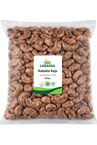 Kabuklu Zarlı Kaju 400g Taze Jumbo Cashew Nuts İn Shell 400 G