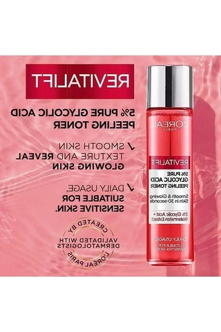 Glikolik Asit İçeren 180 Ml Peeling Etkili Tonik