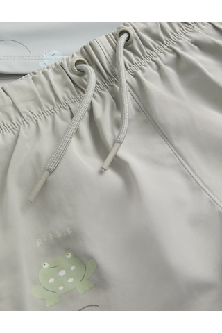 Marks & Spencer Kurbağa Desenli Mayo T78000009 Yeşil