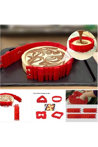 Silikon Yılan Gıda Sınıfı Kek Kalıbı Sihirli Fırında Araçları Dikiş Dıy Herhangi Bir Şekil Her Türlü Pişirme Kek