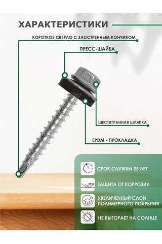 Daxmer Çatı Vidaları 5,5x19 Set 250 Adet Ral 5021 181892919 Diğer