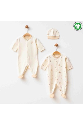 Erturkstore Şapkalı Tukum 2242 Ekru Çok Renkli