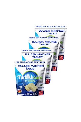 Turkishcare 4 Paket Premium Ekonomik Bulaşık Deterjanı 160 Adet