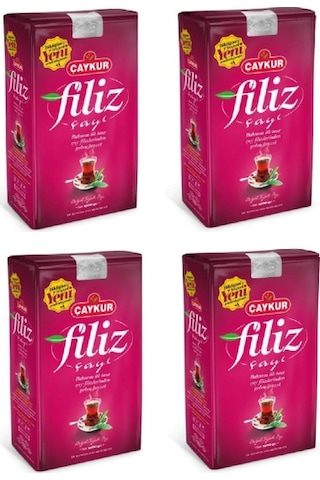 Çaykur Filiz Siyah Dökme Çay 4 x 1 KG