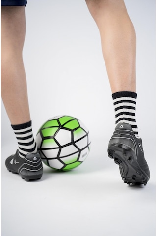 Muggo Pascal Unisex Garantili Krampon Halı Saha Futbol Spor Ayakkabı Siyah - Beyaz