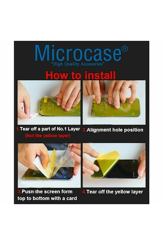 Microcase Apple iPhone Uyumlu 17 Air Full Arka Kaplama Koruma Filmi -al3281