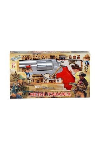 Cn2002 Metal Kovboy Tabancası 18 Cm Kaliteli Kullanışlı Özel Tasarım Modern Fonksiyonel Diğer