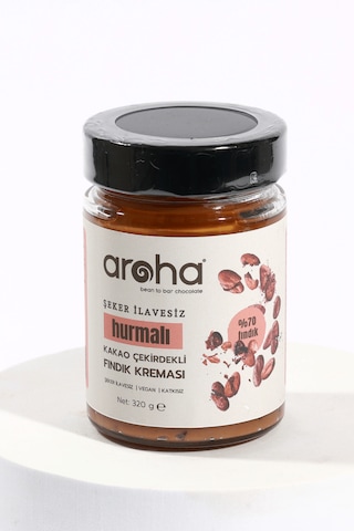 Hurmalı Kakao Çekirdekli Fındık Kreması %73 Fındık Şeker İlavesiz