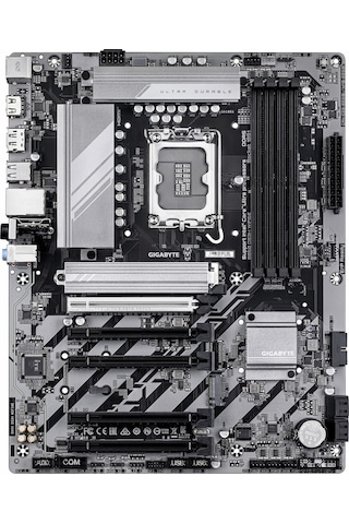 Gigabyte B860 Ds3h Wifi6e Ddr5 9066mhz Oc M.2 Hdmı/dp/usb-c Pcıe 5.0 1851p Atx Anakart