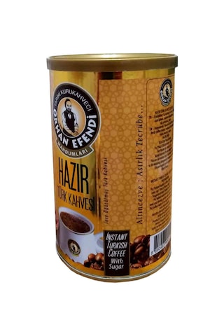 Orhan Efendi Hazır Türk Kahvesi Şekerli Teneke 250 G