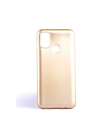 Samsung Galaxy Uyumlu M30s Kılıf Esnek Yapılı İnce Slim Silikon Kapak Ryc/premier Gold