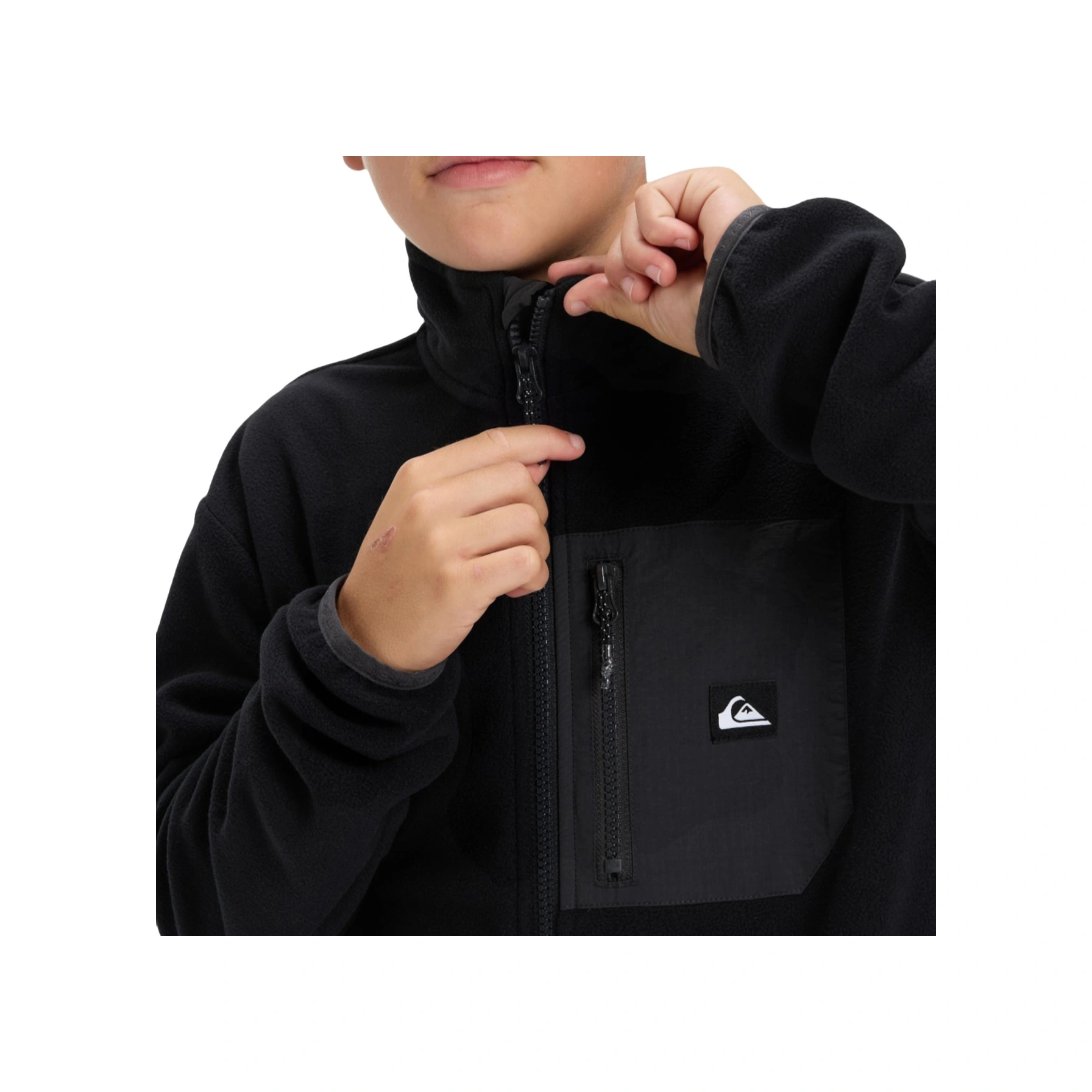 Quıksılver Quiksilver Ice Fields Fz Erkek Çocuk Siyah Polar Ceket 11793 Siyah