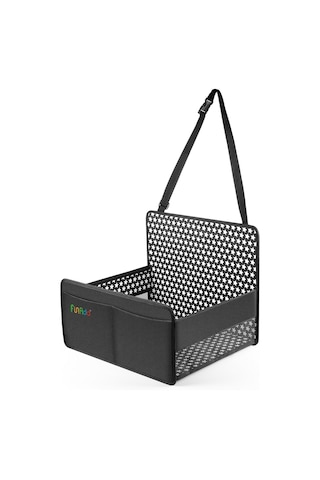 Funadd Breathable And Foldable Pet Dog Car Basket Anti-dirty Water-proof Pad Black