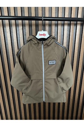 Benitto Kids Erkek Çocuk Mevsimlik Yağmurluk Ceket 51315 Bej