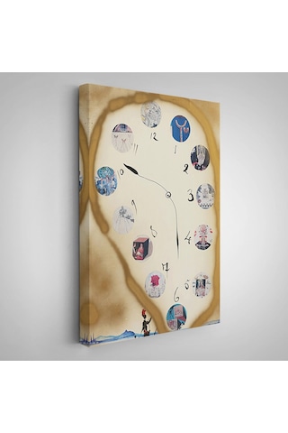 Miyrem^ Canvas Serie Salvador Dali - Horloge Tablo-7396