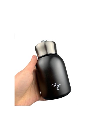 Ruicoo Hafif Ve Taşınabilir Paslanmaz Çelik Termos Şişe - 300ml Çok Renk Seçeneği Siyah