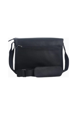 Discovery Heritage Metal Logolu 4l Kapasiteli Messenger Omuz Çantası Siyah 1