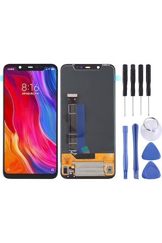 Oled Lcd Ekran Ve Sayısallaştırıcı Xiaomi Mi 8 Siyah İçin Tam Montaj
