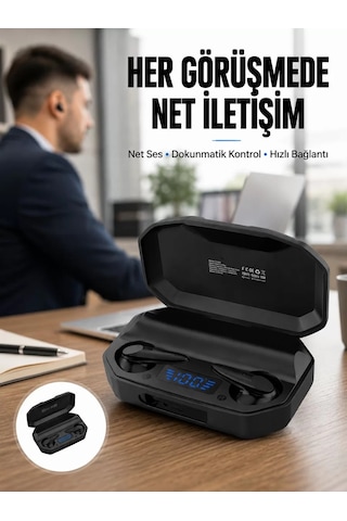 Hepsi Çhassasiyet Cevaplayabilen Akıllı Saat 5.2 Bluetooth Bağlantılı Gaming Kulaklık Yeni Nesil Najmaddin